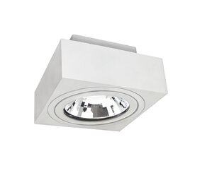 LED loftspot Mirora - 1x vipbar GU10 AR111 fatning - 145X145X85mm - Hvid LED loftspot Mirora - 1x vipbar GU10 AR111 fatning - 145X145X85mm - Hvid
