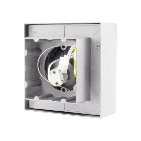LED loftspot Mirora - 1x vipbar GU10 AR111 fatning - 145X145X85mm - Hvid LED loftspot Mirora - 1x vipbar GU10 AR111 fatning - 145X145X85mm - Hvid