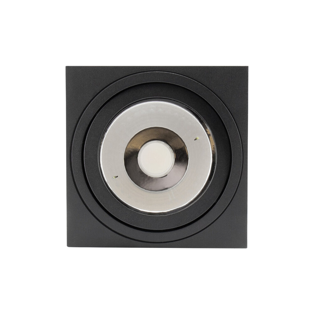 LED loftspot Mirora - 1x vipbar GU10 AR111 fatning - 145X145X85mm - Sort LED loftspot Mirora - 1x vipbar GU10 AR111 fatning - 145X145X85mm - Sort