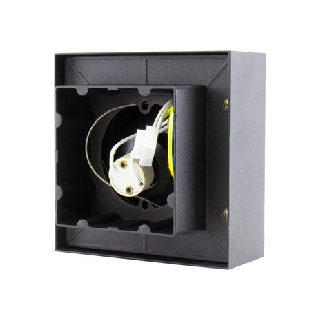 LED loftspot Mirora - 1x vipbar GU10 AR111 fatning - 145X145X85mm - Sort LED loftspot Mirora - 1x vipbar GU10 AR111 fatning - 145X145X85mm - Sort