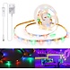 LED Flerfarvet Ledstrip 3m Med Tænd/sluk-knap LED Flerfarvet Ledstrip 3m Med Tænd/sluk-knap