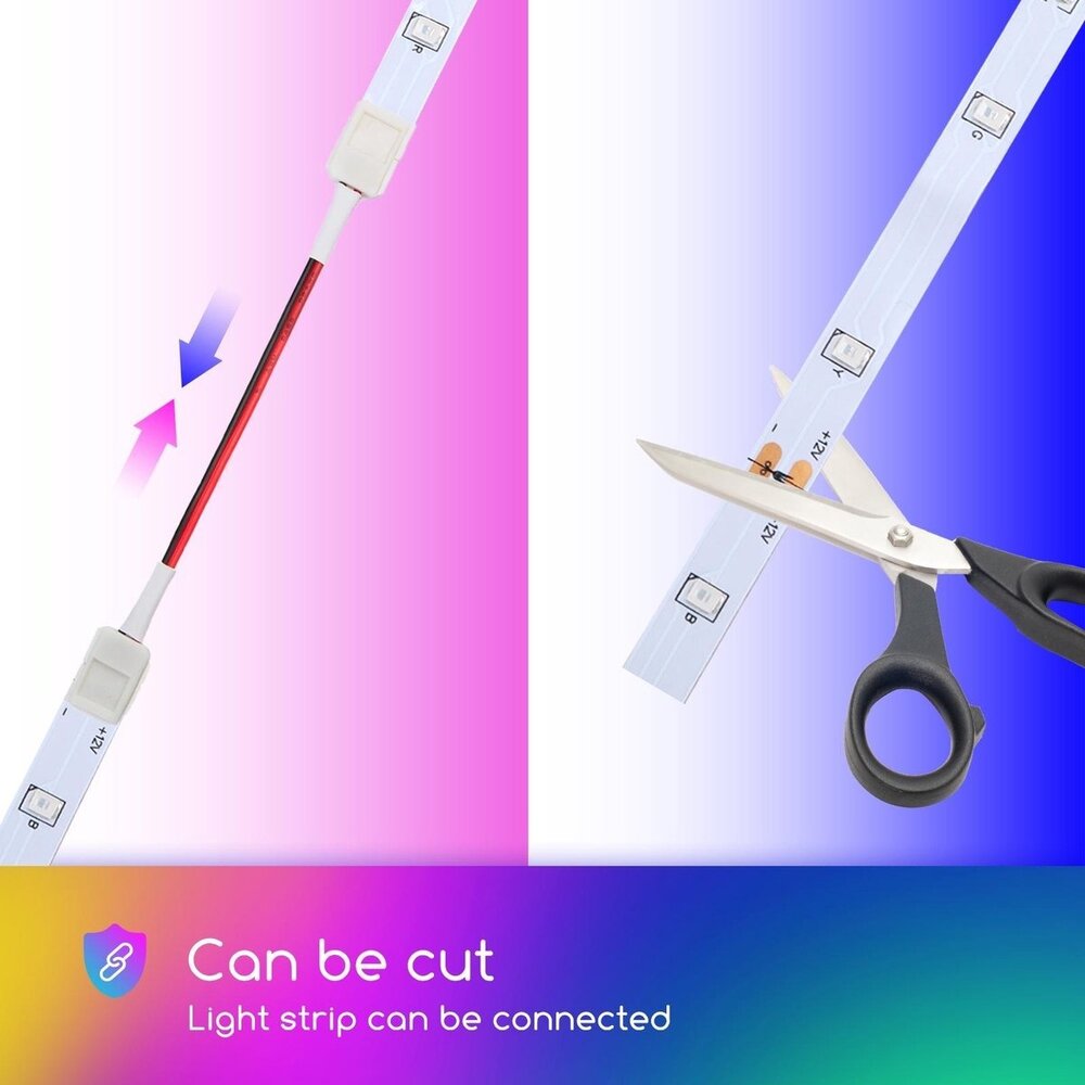 Aigostar LED Flerfarvet Ledstrip 3m Med Tænd/sluk-knap Aigostar LED Flerfarvet Ledstrip 3m Med Tænd/sluk-knap