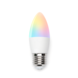 AigoSmart WiFi LED Pære - E14 6,5W C37 RGB+CCT alle lystemperature Betjenes via app AigoSmart WiFi LED Pære - E14 6,5W C37 RGB+CCT alle lystemperature Betjenes via app