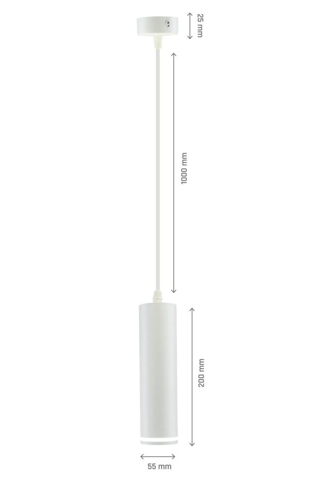 Spectrum LED pendel lampe MADARA RING - 1x GU10 tilslutning - Mat hvid Spectrum LED pendel lampe MADARA RING - 1x GU10 tilslutning - Mat hvid