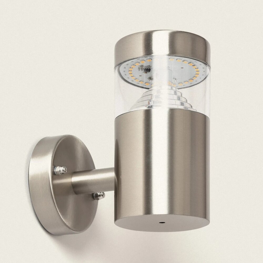 LCB LED Væglampe Udendørs - 6W - 3000K - Rustfrit stål