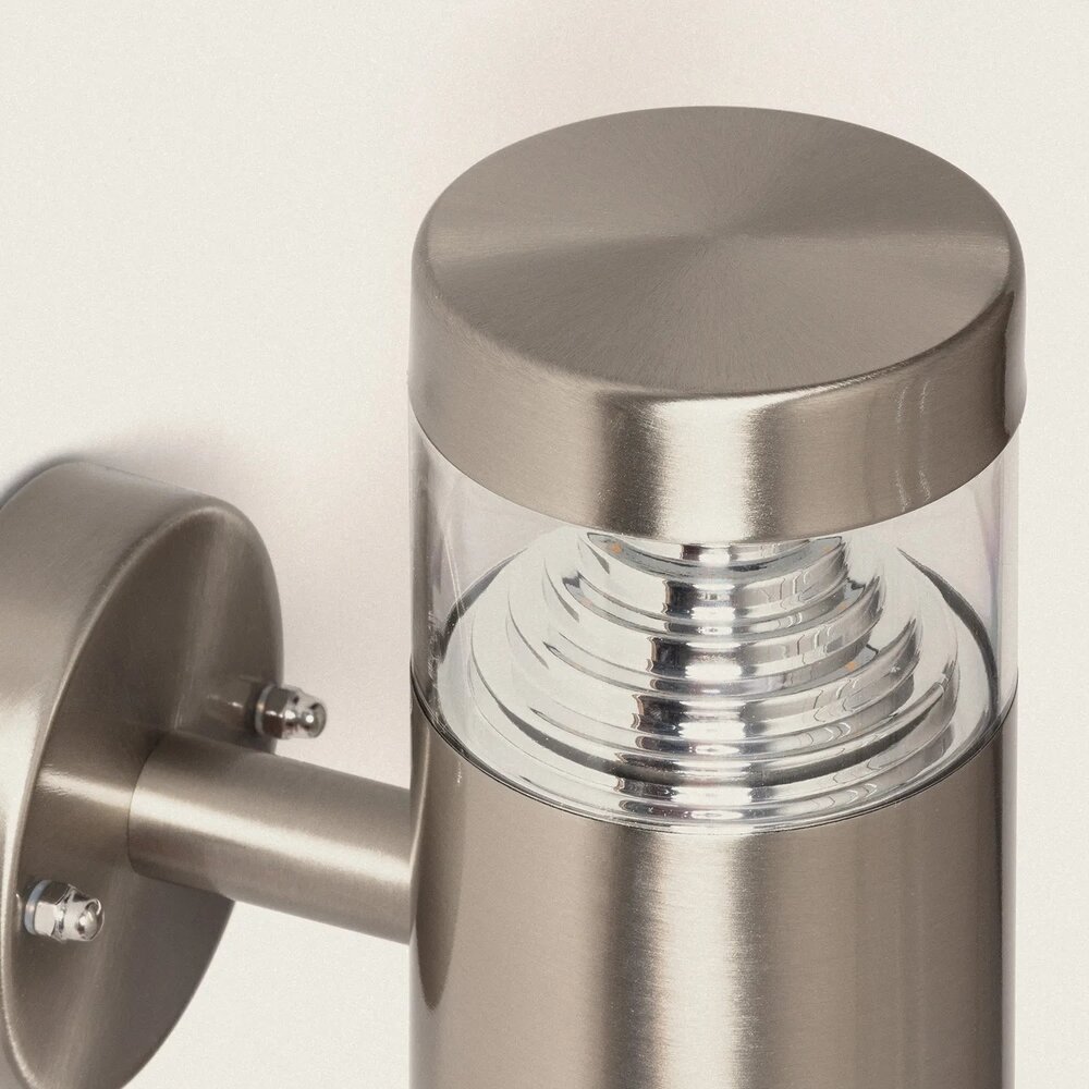 LCB LED Væglampe Udendørs - 6W - 3000K - Rustfrit stål