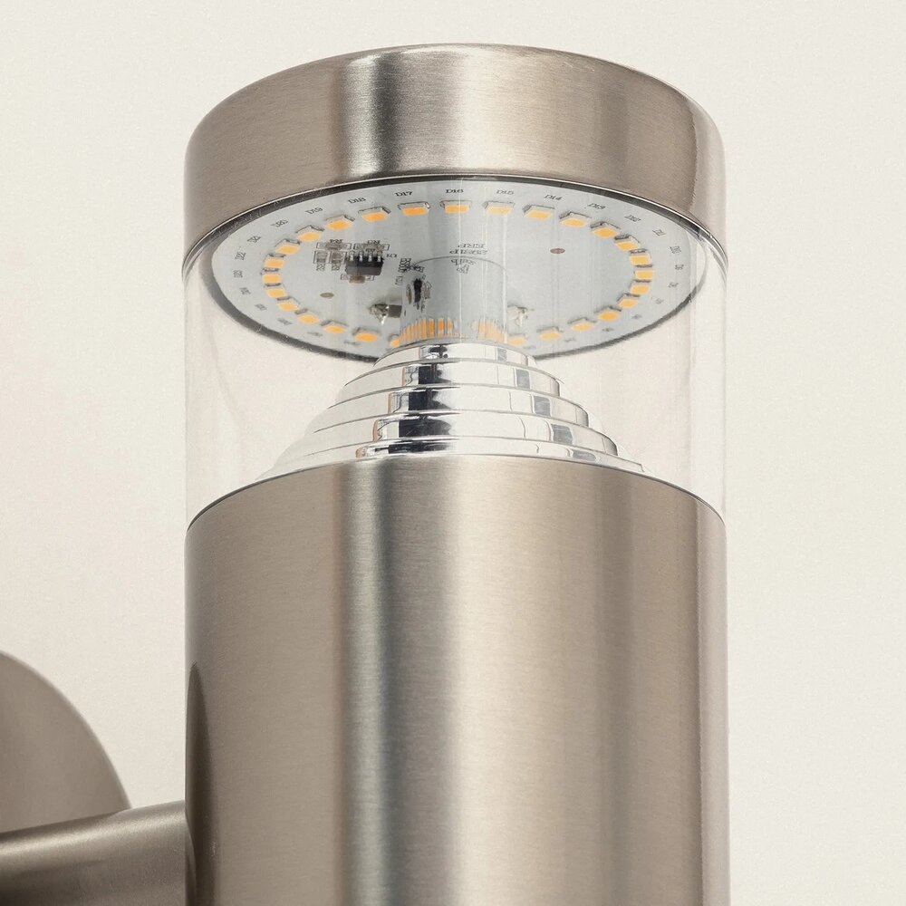 LCB LED Væglampe Udendørs - 6W - 3000K - Rustfrit stål LCB LED Væglampe Udendørs - 6W - 3000K - Rustfrit stål