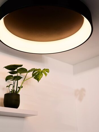 Lucide LED-loftslampe TALOWE - ø80cm - 80W - 3000K - Dæmpbar - Sort Lucide LED-loftslampe TALOWE - ø80cm - 80W - 3000K - Dæmpbar - Sort
