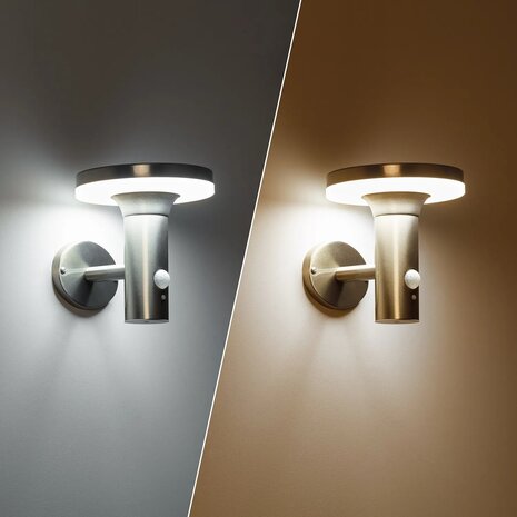 LCB Solar LED væglampe udendørs - PIR bevægelsessensor - 3800K-4200K - IP44 LCB Solar LED væglampe udendørs - PIR bevægelsessensor - 3800K-4200K - IP44