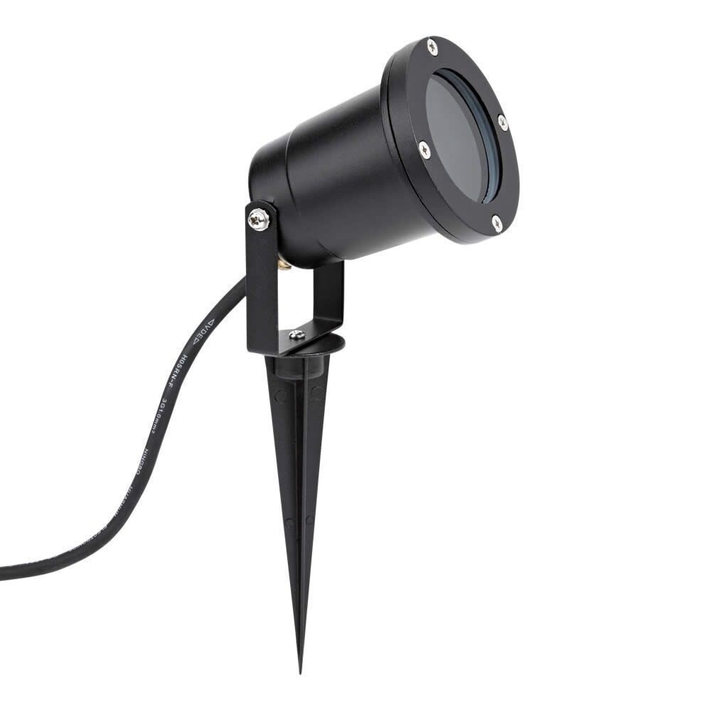 LCB Sæt med 9 LED jordspyd 100 cm kabel - 9x 4W - 3000K - IP65 - Sort