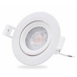 Aigostar LED indbygningsspot - 5W erstatter 53W - 4000K neutralt hvidt lys - Vipbar Aigostar LED indbygningsspot - 5W erstatter 53W - 4000K neutralt hvidt lys - Vipbar