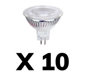LCB Sæt med 10 Dæmpbare LED-spots - GU5.3 MR16 - 3W - 2700K varmt hvidt lys LCB Sæt med 10 Dæmpbare LED-spots - GU5.3 MR16 - 3W - 2700K varmt hvidt lys