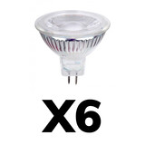 LCB Sæt med 6 Dæmpbare LED-spots - GU5.3 MR16 - 5,5W - 3000K varmt hvidt lys LCB Sæt med 6 Dæmpbare LED-spots - GU5.3 MR16 - 5,5W - 3000K varmt hvidt lys