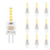 LCB Sæt med 10 LED-pære G4 - 2W - 2700K varmt hvidt lys - 12V AC/DC - Dæmpbar