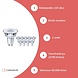 fordelspakke 10 styk - GU10 LED spot - 1W erstatter 10W - 2700K Varm hvid - 38° lysfordeling fordelspakke 10 styk - GU10 LED spot - 1W erstatter 10W - 2700K Varm hvid - 38° lysfordeling