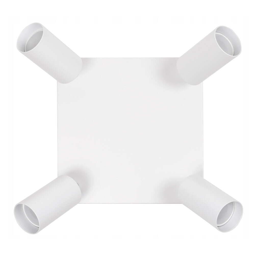 LED loftspot hvid - 4 justerbare spots - GU10 tilslutning