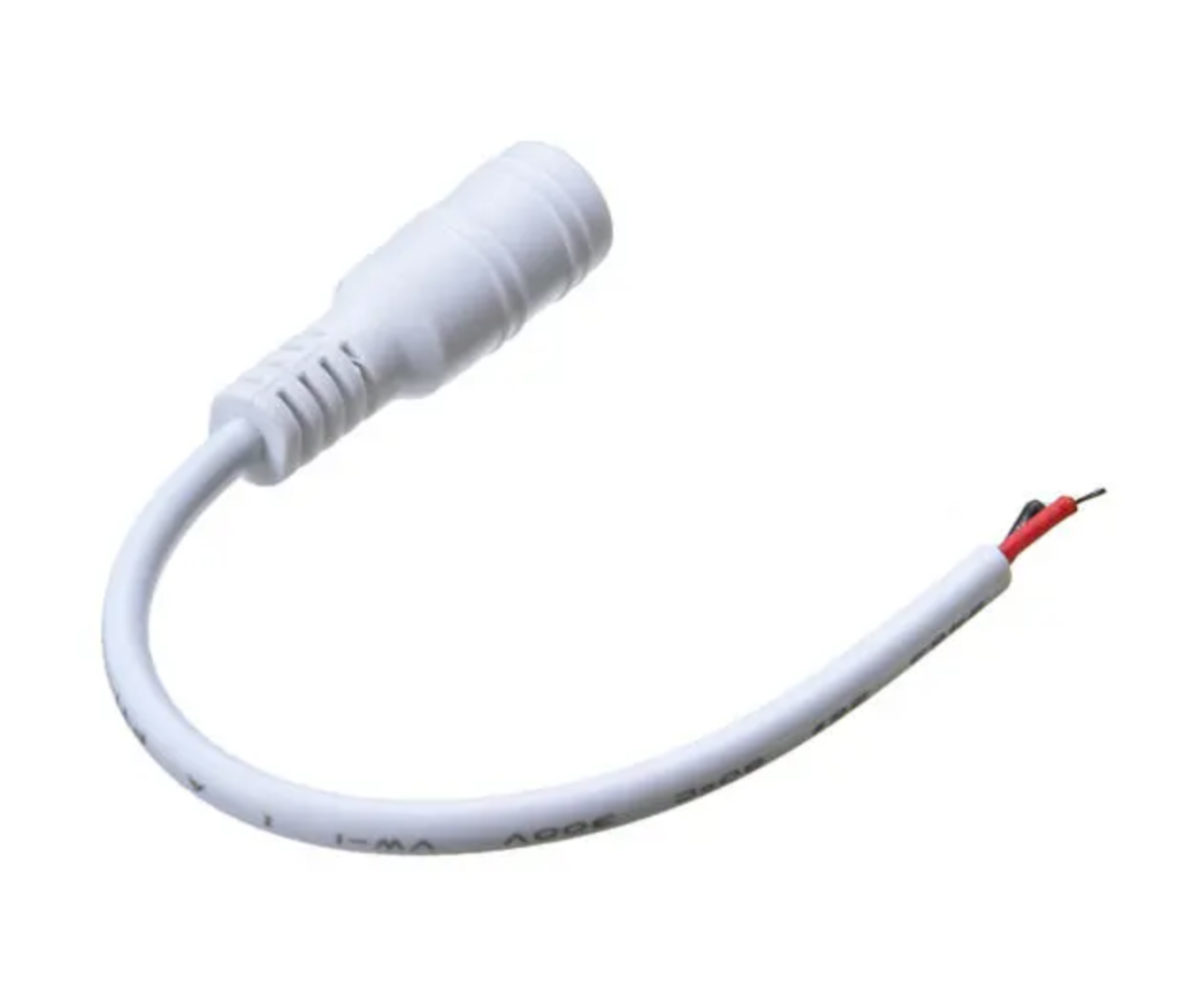 TSONG LED driver tilslutningskabel - han eller hunstik - 12cm TSONG LED driver tilslutningskabel - han eller hunstik - 12cm