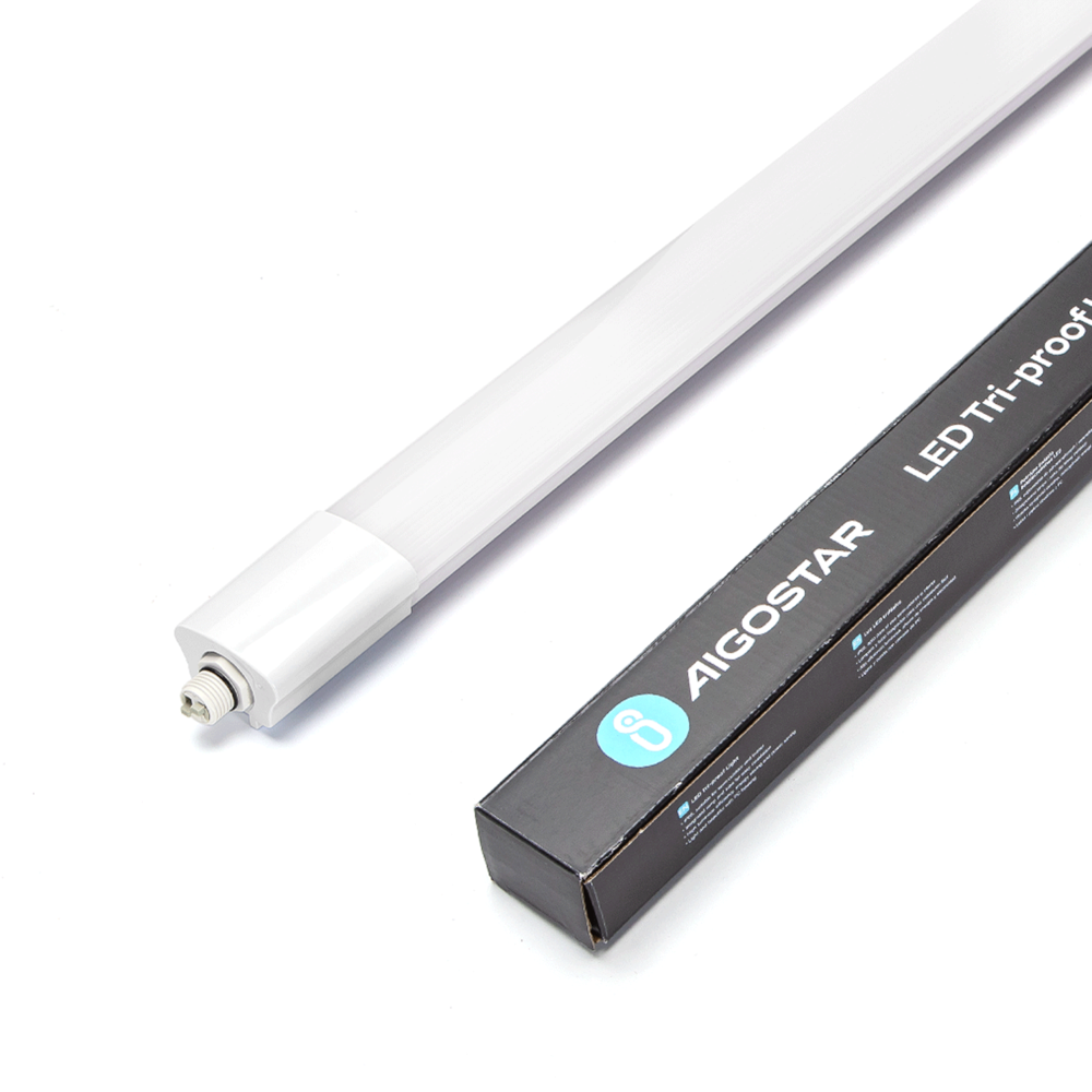 Aigostar Komplet LED armatur 150 cm IP65 45W 120 lumen per watt - 4000K Neutralt hvidt lys Aigostar Komplet LED armatur 150 cm IP65 45W 120 lumen per watt - 4000K Neutralt hvidt lys