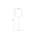 LED bordlampe sort - 3000K varmt hvidt lys - IP54 - 3,5W LED bordlampe sort - 3000K varmt hvidt lys - IP54 - 3,5W