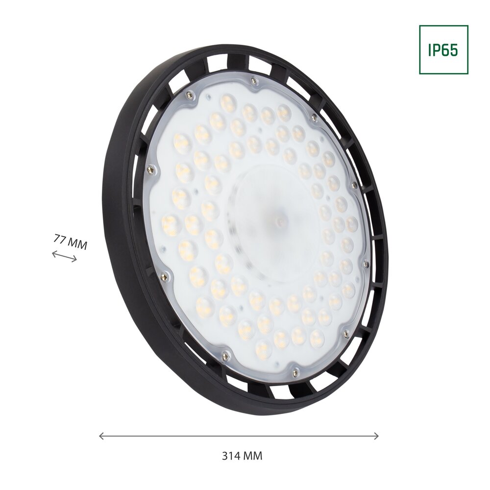 Spectrum LED UFO High Bay - 200W 125 Lumen P/W - 4000K - 2 års garanti