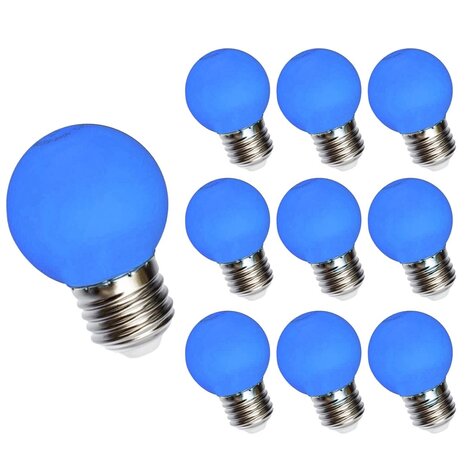 Spectrum Multipakke 10 stk - LED lampe E27 - G45 1W Bløt lys Spectrum Multipakke 10 stk - LED lampe E27 - G45 1W Bløt lys
