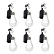 Multipakke fatningssæt 6 stk. E27 inkl. Samlemuffe - og 6x LED pære E27 - A60 - 9W 3000K varmt hvidt lys Multipakke fatningssæt 6 stk. E27 inkl. Samlemuffe - og 6x LED pære E27 - A60 - 9W 3000K varmt hvidt lys
