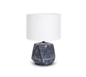 Aigostar Keramisk bordlampe (uden lyskilde) E14 - Grå Aigostar Keramisk bordlampe (uden lyskilde) E14 - Grå