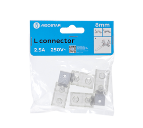Aigostar LED lysslange V2 - To ben L hjørnetilslutning - 8mm - 2 stk Aigostar LED lysslange V2 - To ben L hjørnetilslutning - 8mm - 2 stk