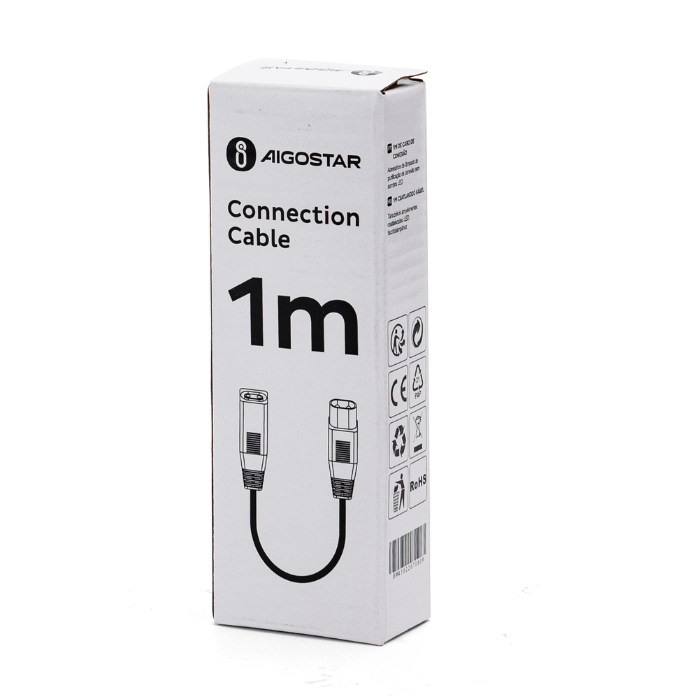 Aigostar T5 LED-armatur - forlængelseskabel 1 meter Aigostar T5 LED-armatur - forlængelseskabel 1 meter