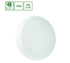 LED-loftslampe Nymphea City Pro IP65 - 18W 1800lm - Bevægelsessensor - CCT-kontakt LED-loftslampe Nymphea City Pro IP65 - 18W 1800lm - Bevægelsessensor - CCT-kontakt