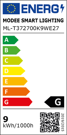 Modee Lighting LED-lampe stang - E27 T37 - 9W erstatter 72W - 2700K varm hvid Modee Lighting LED-lampe stang - E27 T37 - 9W erstatter 72W - 2700K varm hvid