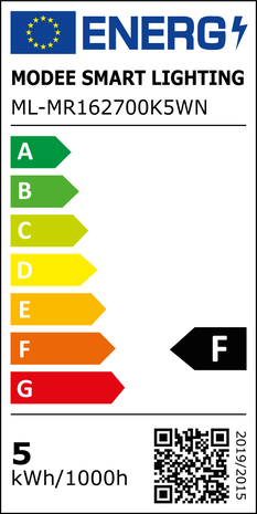 Modee Lighting LED spot GU5.3 - 5W erstatter 35W - 2700K Varm hvid Modee Lighting LED spot GU5.3 - 5W erstatter 35W - 2700K Varm hvid