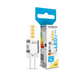 LED G4 - 1,8W 180lm - 2700K varmt hvidt lys - 12V AC/DC