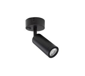 Spectrum Vægspot Madara Slim inkl. afbryder - GU10 ø35mm - 36X95X165 - Sort