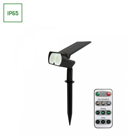 Spectrum LED Solar jordspot Oculus - CCT - IP65 - Inkl. Fjernbetjening