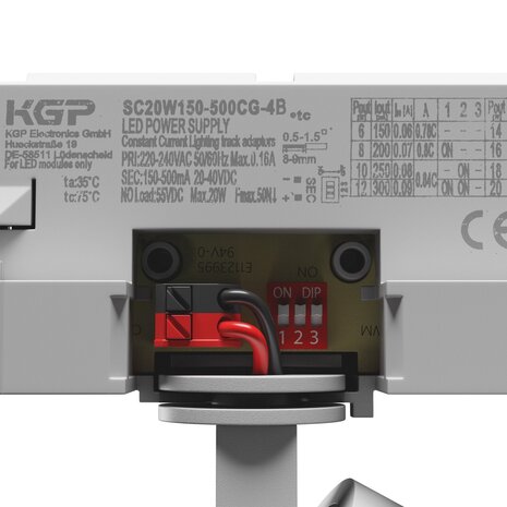Spectrum 3-faset LED-skinnespot Artemida Max - 3000K - 6-20W DIP Switch kan dæmpes - 75x78 - Hvid Spectrum 3-faset LED-skinnespot Artemida Max - 3000K - 6-20W DIP Switch kan dæmpes - 75x78 - Hvid