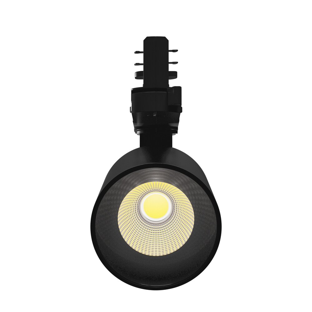 Spectrum 3-faset LED-skinnespot Artemida Max - 3000K - 12-42W DIP Switch kan dæmpes - 100x96 - Sort