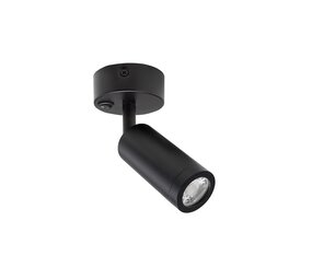 Spectrum Vægspot Madara Slim inkl. afbryder - GU10 ø35mm - 36X95X165 - Sort