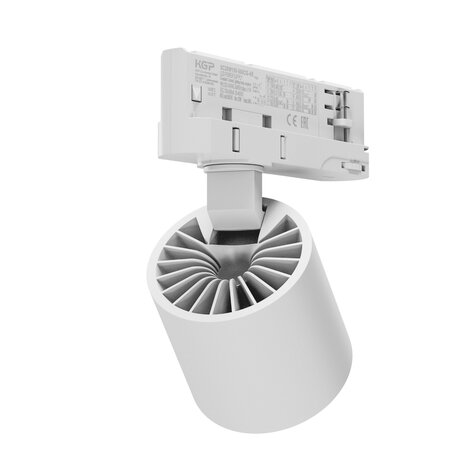 Spectrum 3-faset LED-skinnespot Artemida Max - 3000K - 6-20W DIP Switch kan dæmpes - 75x78 - Hvid Spectrum 3-faset LED-skinnespot Artemida Max - 3000K - 6-20W DIP Switch kan dæmpes - 75x78 - Hvid