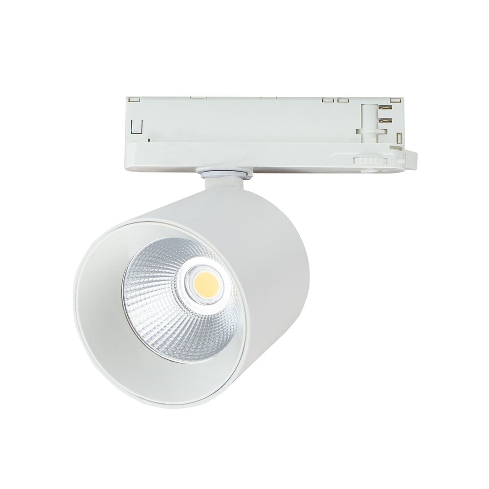 Spectrum 3-faset LED-skinnespot Artemida Max - 4000K - 6-20W DIP Switch kan dæmpes - 75x78 - Hvid Spectrum 3-faset LED-skinnespot Artemida Max - 4000K - 6-20W DIP Switch kan dæmpes - 75x78 - Hvid