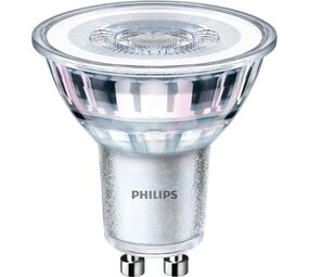 Philips CorePro LED GU10 spot 4.6W Svare til 50W GU10 4000K 36⁰ Lysspredning Dæmpbar Philips CorePro LED GU10 spot 4.6W Svare til 50W GU10 4000K 36⁰ Lysspredning Dæmpbar