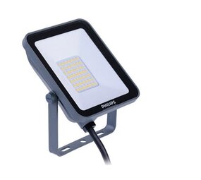 Philips LED Projektørlampe - Ledinaire - BVP164 - Grå - 20W 2400lm - 110D - 840 - 4000K køligt hvidt lys - IP65 - Symmetrisk