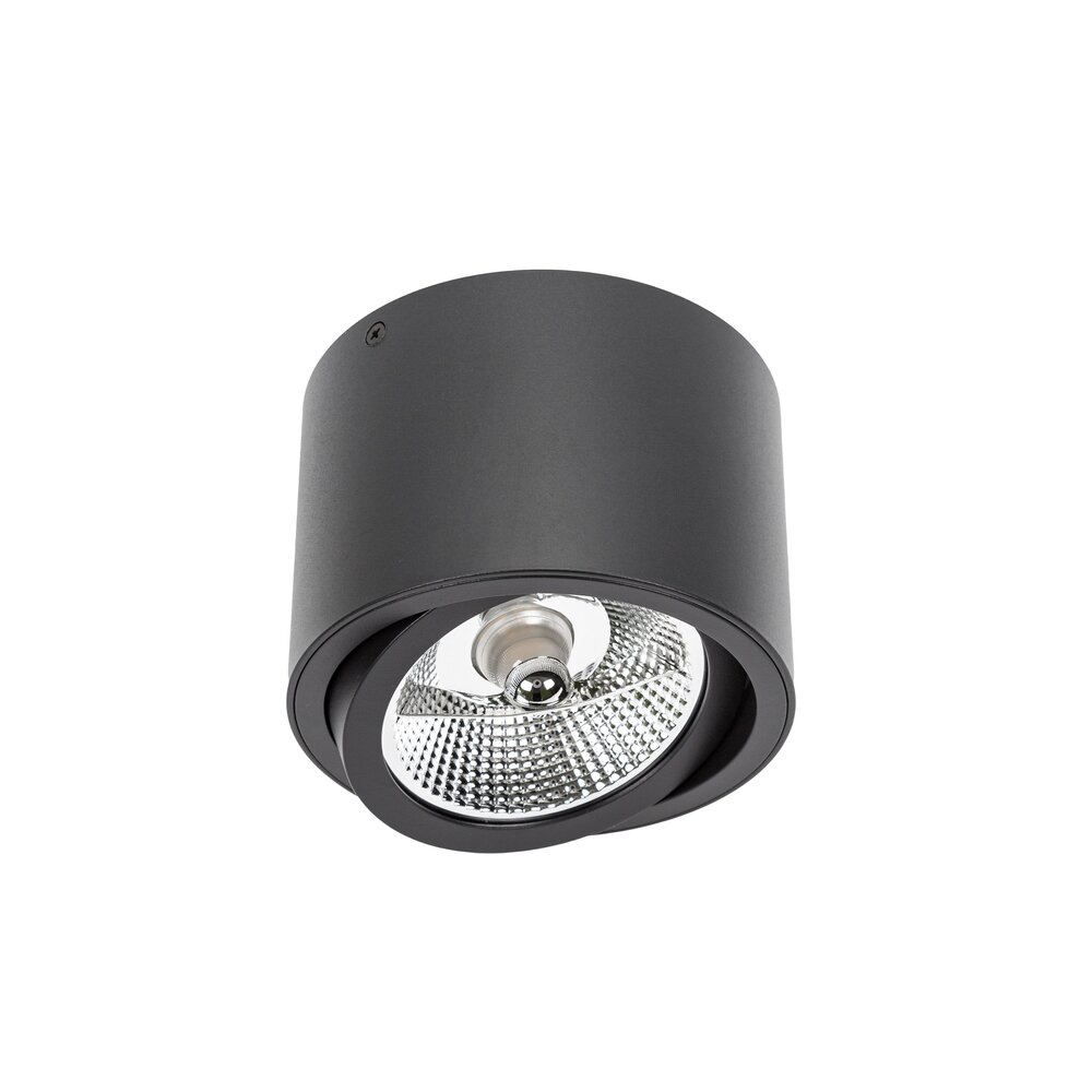 LED påbygningsspot AR111 GU10 230V - Mat sort  Eksklusiv LED spot LED påbygningsspot AR111 GU10 230V - Mat sort  Eksklusiv LED spot