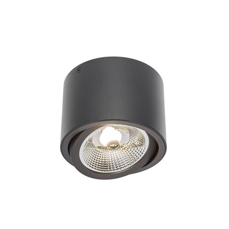 LED påbygningsspot AR111 GU10 230V - Mat sort  Eksklusiv LED spot LED påbygningsspot AR111 GU10 230V - Mat sort  Eksklusiv LED spot