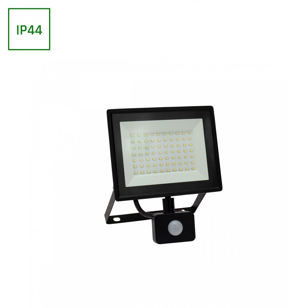 Spectrum ALT LED projektørlampe med sensor - 50W - 4000K - IP44