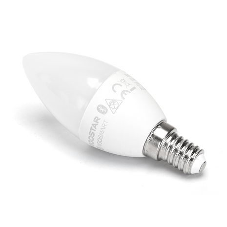 Aigostar LED-pære - Bluetooth Mesh - E14 - 6,5W - C37 - RGB+CCT