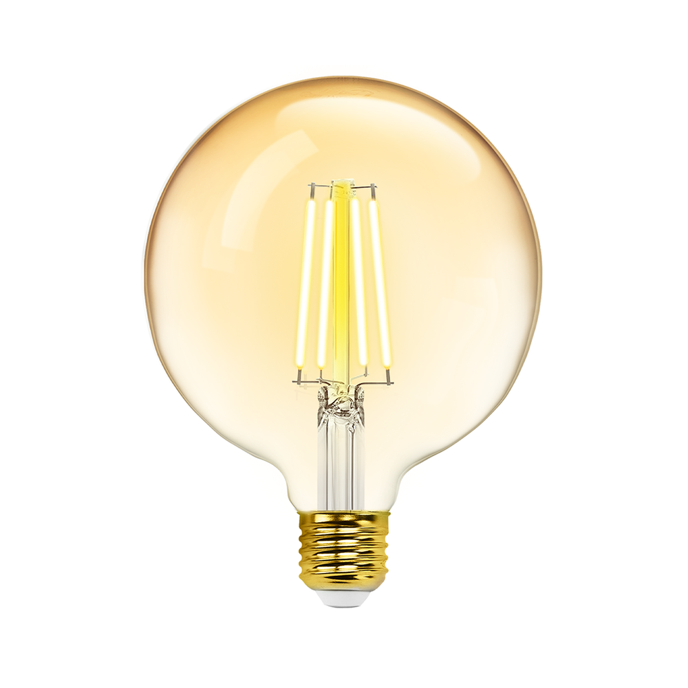 Aigostar LED-pære  Bluetooth Mesh - E27 - 6W - G125 - Globe-form - Filament