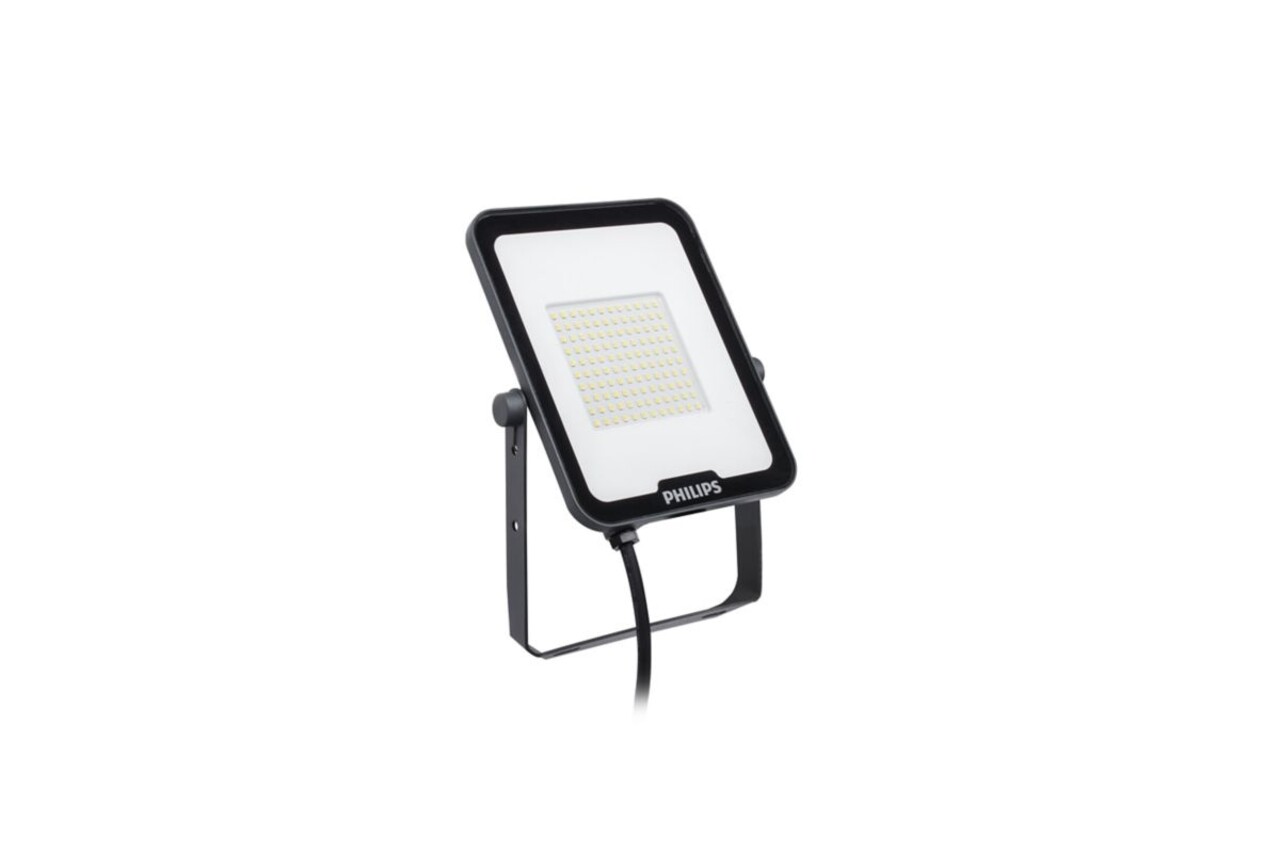 Philips Philips LED Floodlight Ledinaire BVP164 Grå 50W 6000lm 110D - 840 Neutral Hvid | IP65 symmetrisk Philips Philips LED Floodlight Ledinaire BVP164 Grå 50W 6000lm 110D - 840 Neutral Hvid | IP65 symmetrisk