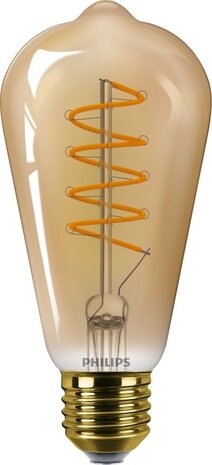 Philips Philips MASTER Value LED-pære E27 Edison Filament Gold 4W 250lm - 818 Meget varm hvid | Dæmpbar - Erstatter 25W Philips Philips MASTER Value LED-pære E27 Edison Filament Gold 4W 250lm - 818 Meget varm hvid | Dæmpbar - Erstatter 25W