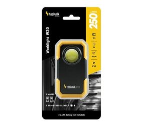Technik Lommelygte W20 COB - 250 lm IP20 (3xAAA/ikke inkluderet)